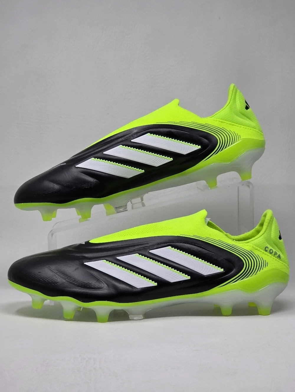 Adidas Copa Pure 3 Elite Mens Sz 9.5 Laceless FG Soccer Cleats Black JH6302 New